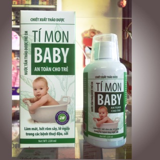 Nước tắm thảo dược trẻ em Tí Mon Baby