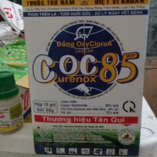 Coc 85 trừ nấm và diệt khuẩn- hộp 10 gói