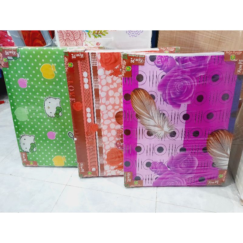 Nệm mút PE 80cm×200cm gấp 3, đệm văn phòng