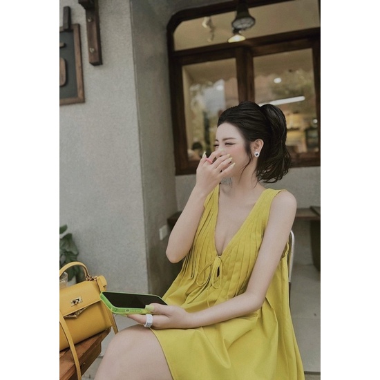 Áo BabyDoll Buộc Nơ Cổ V MPB | BigBuy360 - bigbuy360.vn