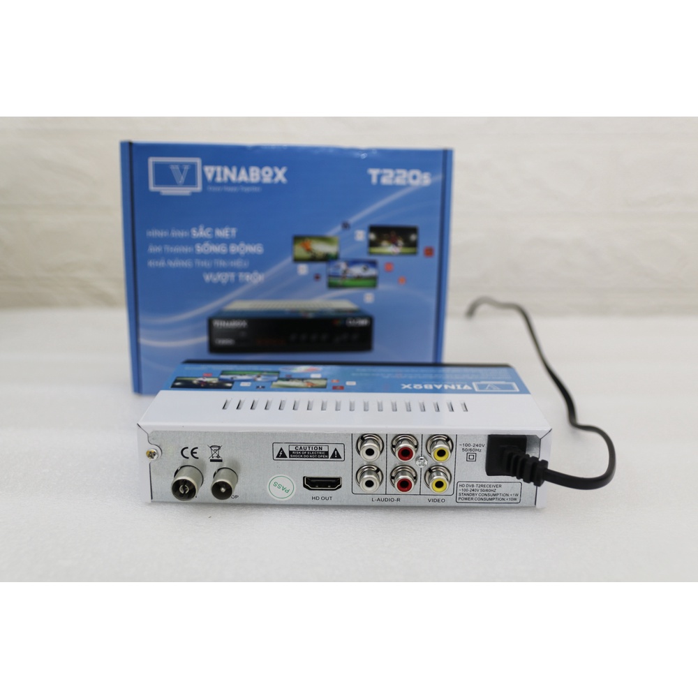 5 ĐẦU THU TRUYỀN HÌNH KTS DVB-T2 VINABOX T220S CHÍNH HÃNG