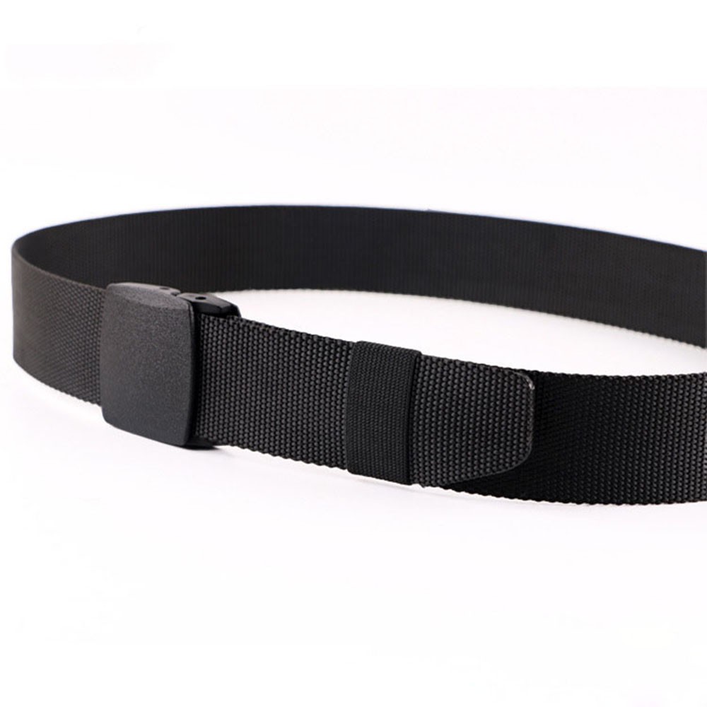 Thắt lưng bằng vải canvas với thiết kế khóa tự động hợp thời trang