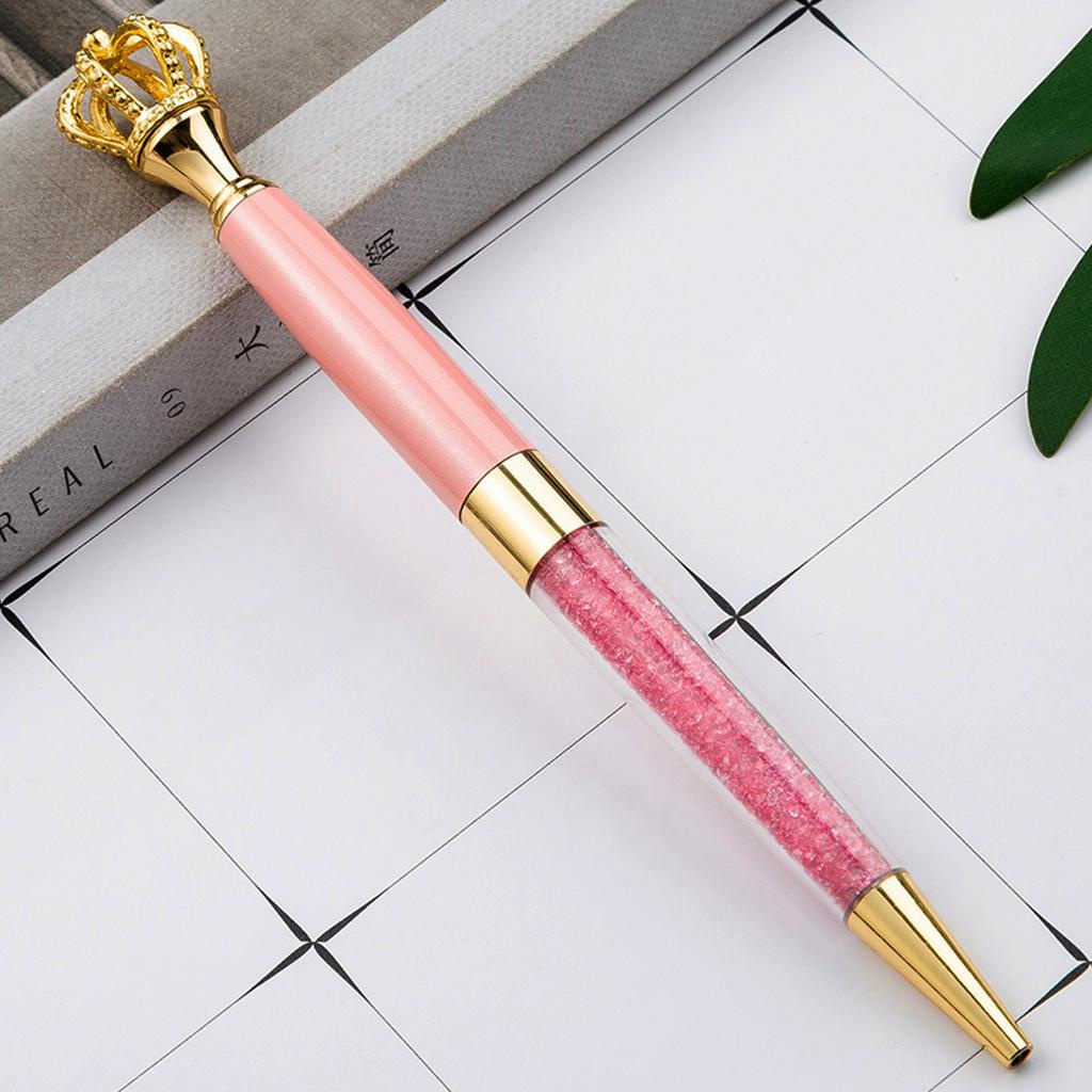 Bút bi thiết kế kiểu vương miện làm từ kim loại bắt mắt
