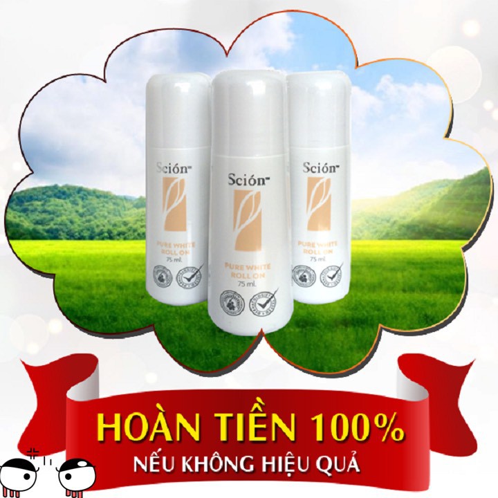 [Free ship] Combo 20 chai lăn khử mùi - Lăn Scion White Roll 75ml - Khử mùi hiệu quả, sản phẩm tắm &amp; chăm sóc cơ thể.