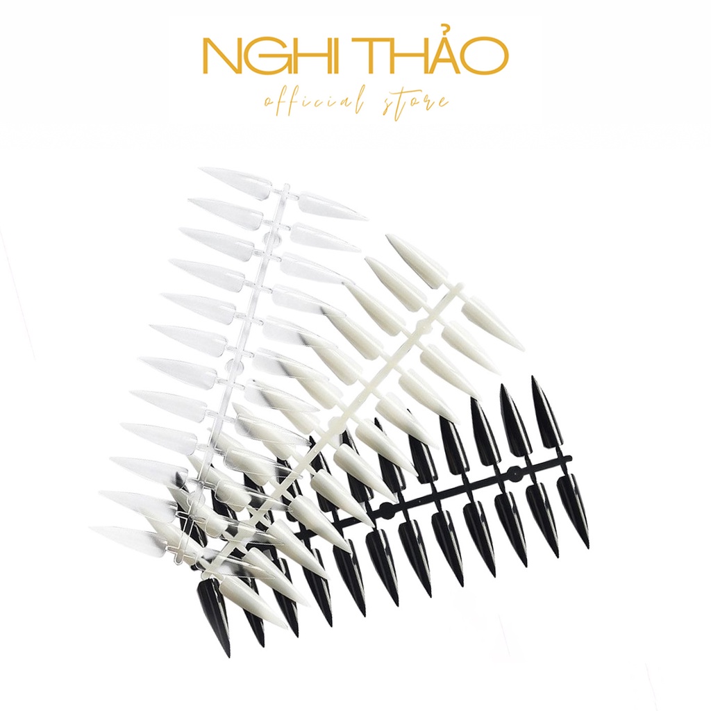 Móng bẻ nhọn NGHI THẢO set 240 móng