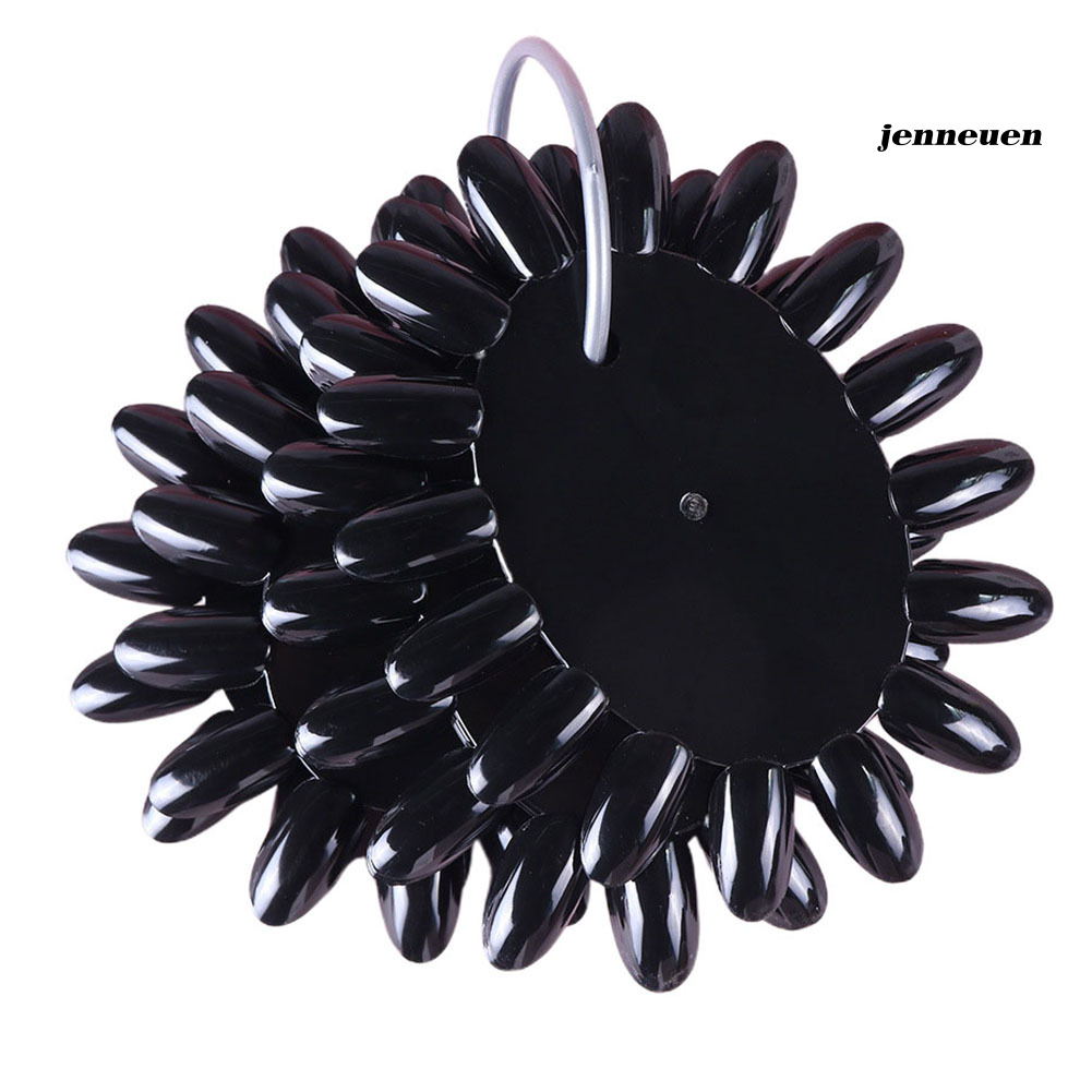 [Hàng mới về] Bộ 160 khuôn móng tay giả hình hoa hướng dương bằng nhựa acrylic trưng bày màu