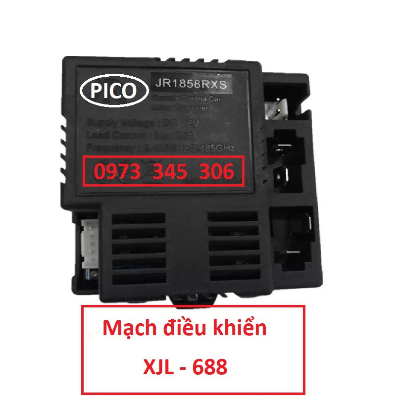 Mạch điều khiển ô tô xe điện trẻ em JR1858RXS (Dùng cho các dòng xe XJL688) - Bảo hành 06 tháng .