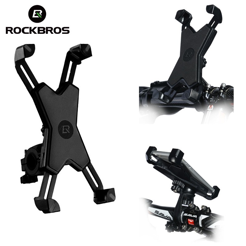 Giá Đỡ Điện Thoại Trên Xe Đạp Rockbros 3.5''-6.5'' 360 ° Giá Đỡ Điện Thoại Gắn Ghi Đông Xe Đạp Tiện Dụng