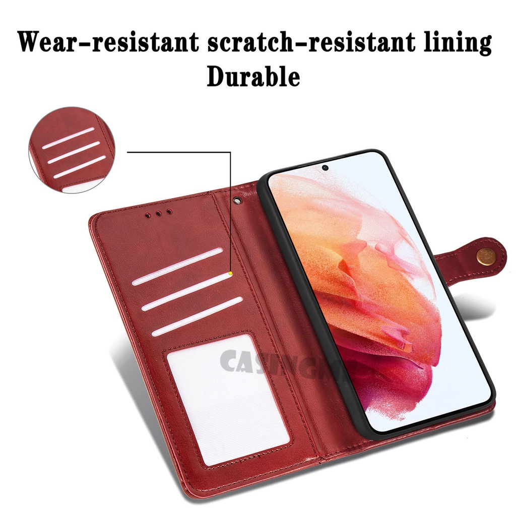 Ốp Điện Thoại Da Gấp Chống Sốc Sang Trọng Cho Samsung Galaxy S21FE 5G S21 S20 Ultra FE Plus 4G
