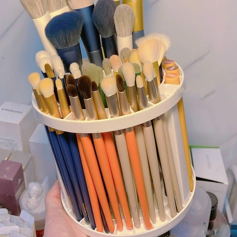 Kệ Cắm Cọ Trang Điểm,Đựng Bút Hàn Quốc