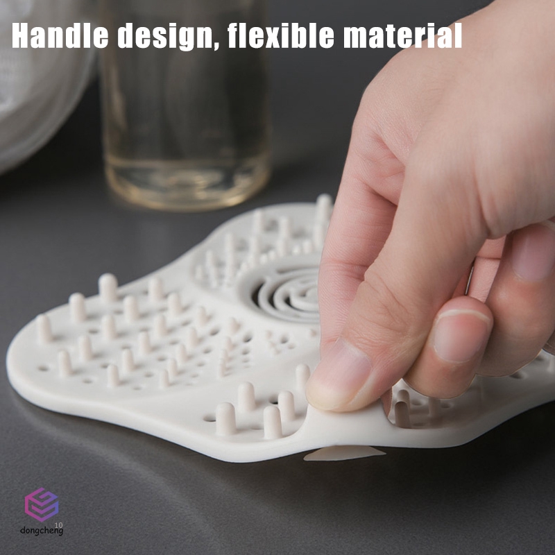 Miếng lọc rác/tóc có 4 đế hít chống tắc nghẽn lỗ thoát nước nhà tắm