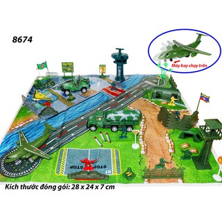 Mô hình đồ chơi quân sự 8674 - Máy bay chạy trớn