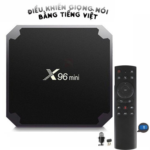 android tivi box x96 mini 5G có điều khiển giọng nói tiếng việt Ram 2G Rom 16G cài sẵn các ứng dụng giải trí