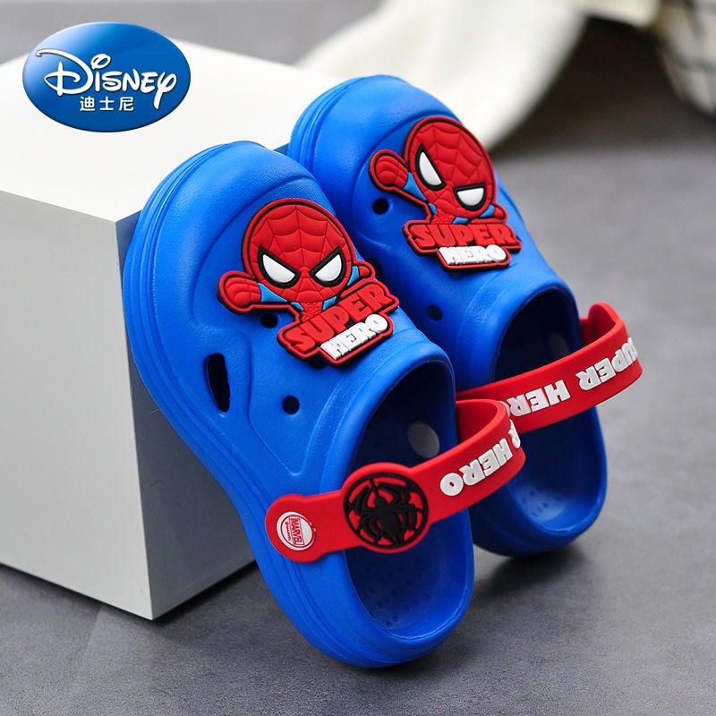 Dép Sục Cho Bé Trai 2,3,4,5 Tuổi, Dép Sục Siêu Nhân Người Nhện Cao Cấp Super Hero, Chống trơn trượt