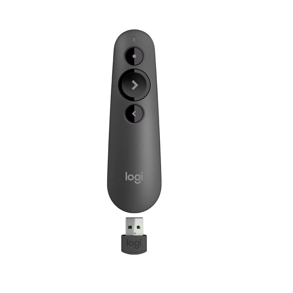 Bút trình chiếu laser Logitech R500 - Các nút bấm lập trình được