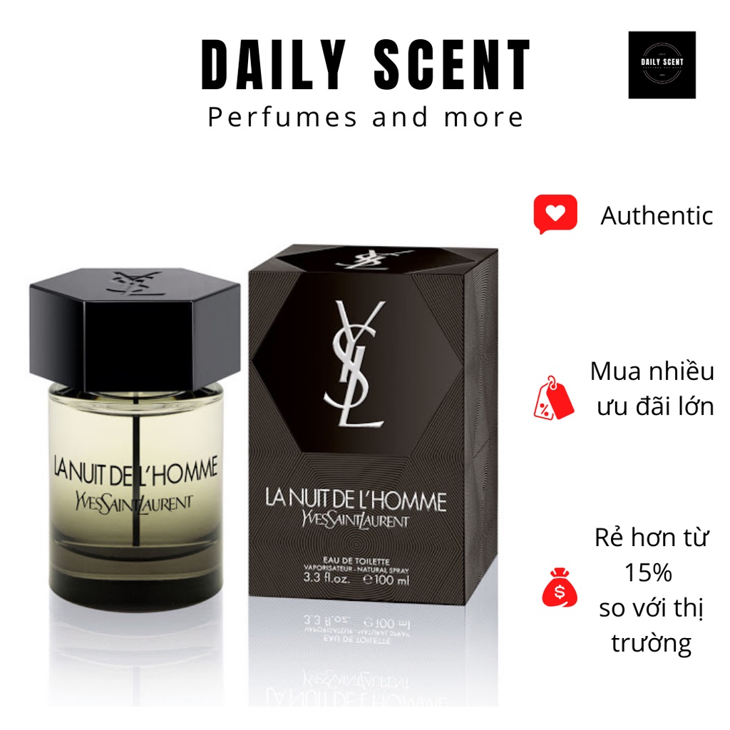 [Mẫu thử 10ml] nước hoa nam YSL La Nuit de L'Homme