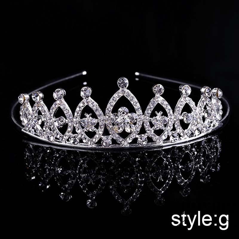 GETNOIVAS Vương miện cài tóc công chúa xinh xắn
