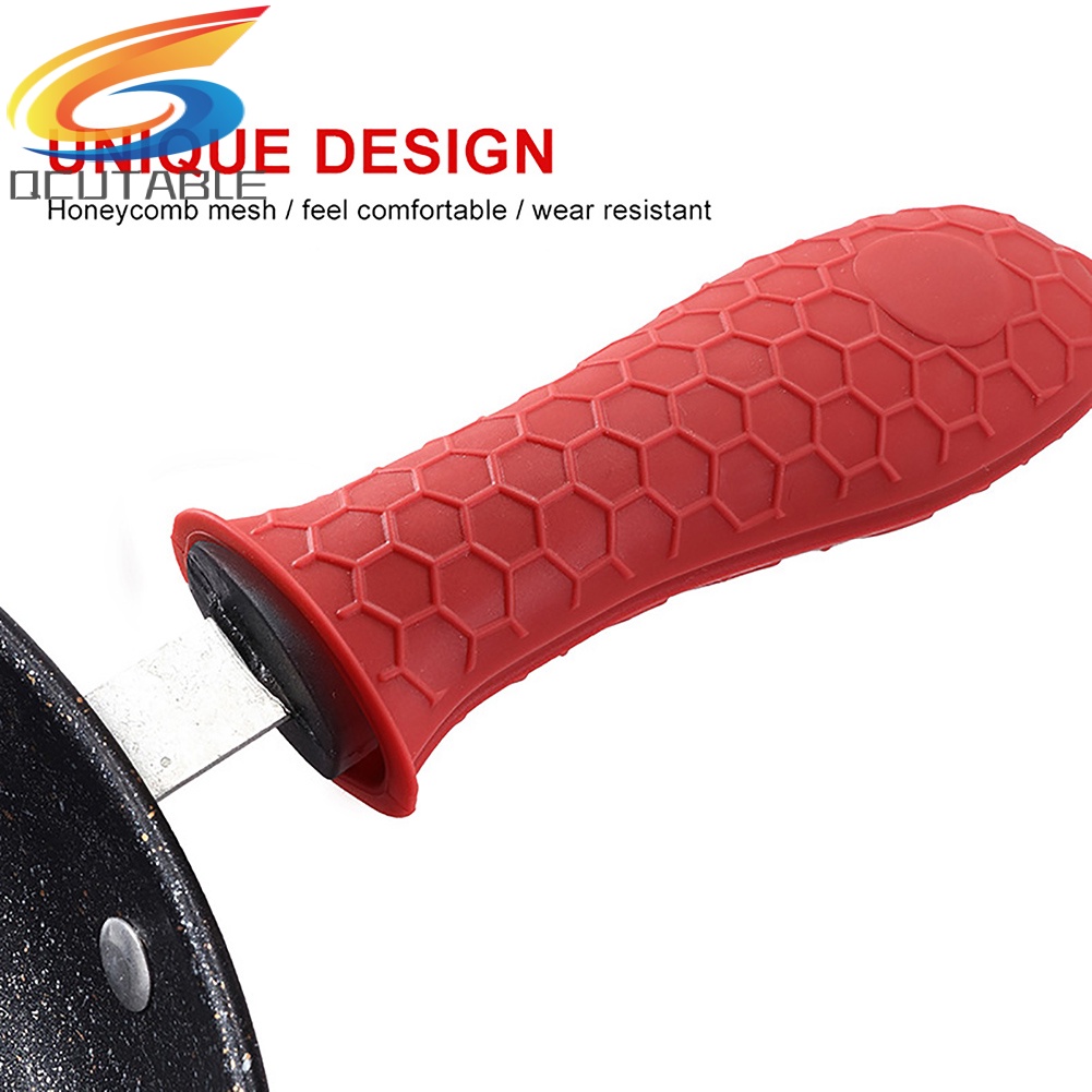 Miếng bọc tay cầm nồi bằng silicone chống nóng &amp; trượt