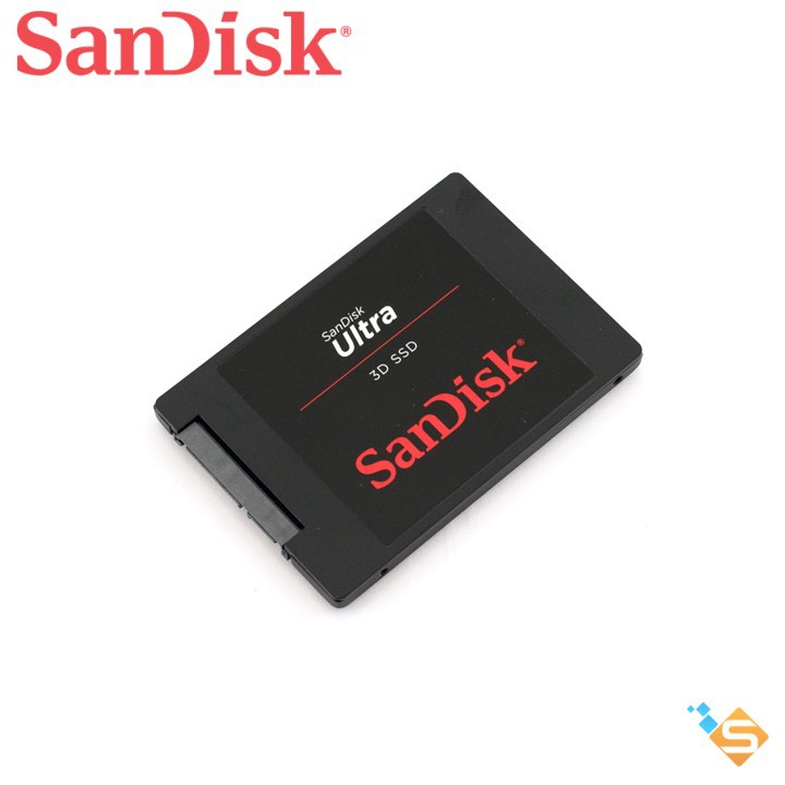 Ổ cứng SSD Sandisk Ultra 3D 500GB - 250GB 550MB/s 2.5" SATA III (Đen) - Bảo Hành Chính Hãng 5 Năm