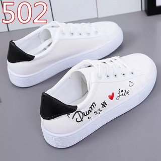 Giày Bata thêu tim cực cute 👠👠👠