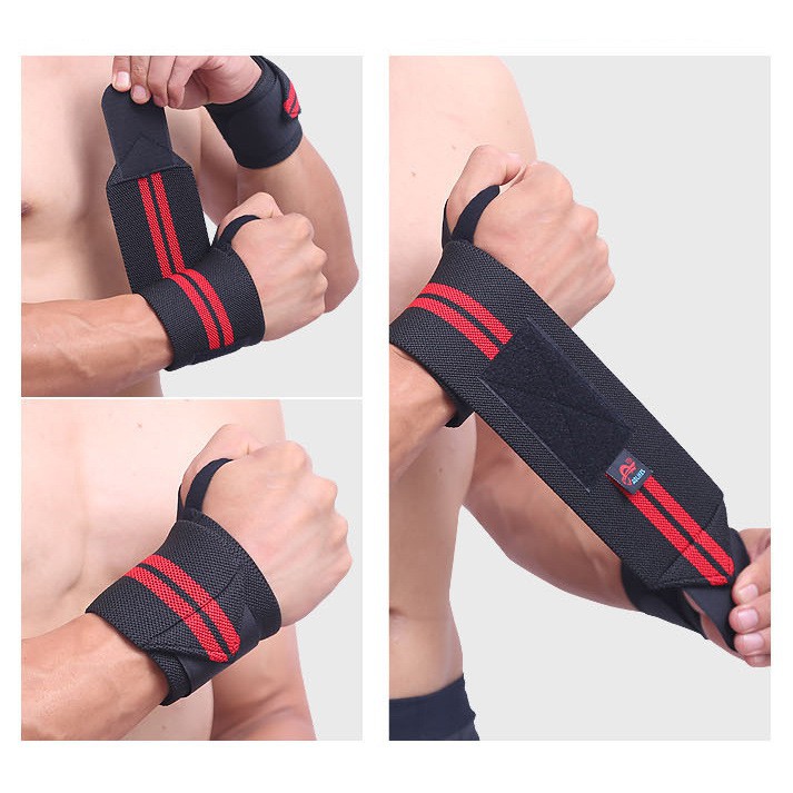 [ FLASH SALE ] Đai Cuốn Cổ Tay Tập Gym Aolikes AL 1538 (1 cái) ❤️freeship Thấm Mồ Hôi Tốt,Co Dãn 4 Chiều Chống Trượt