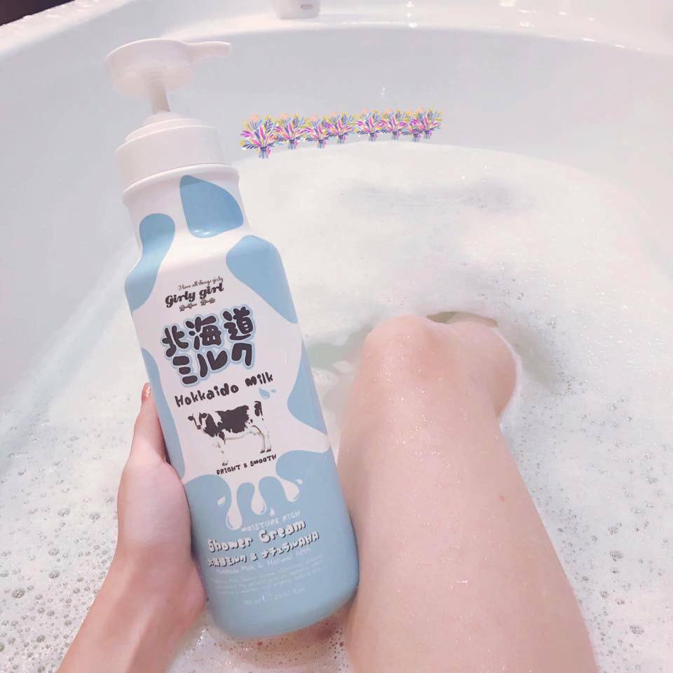 ❄️☃️ Sữa tắm Hokkaido Milk Whitening AHA Shower Cream❄️☃️