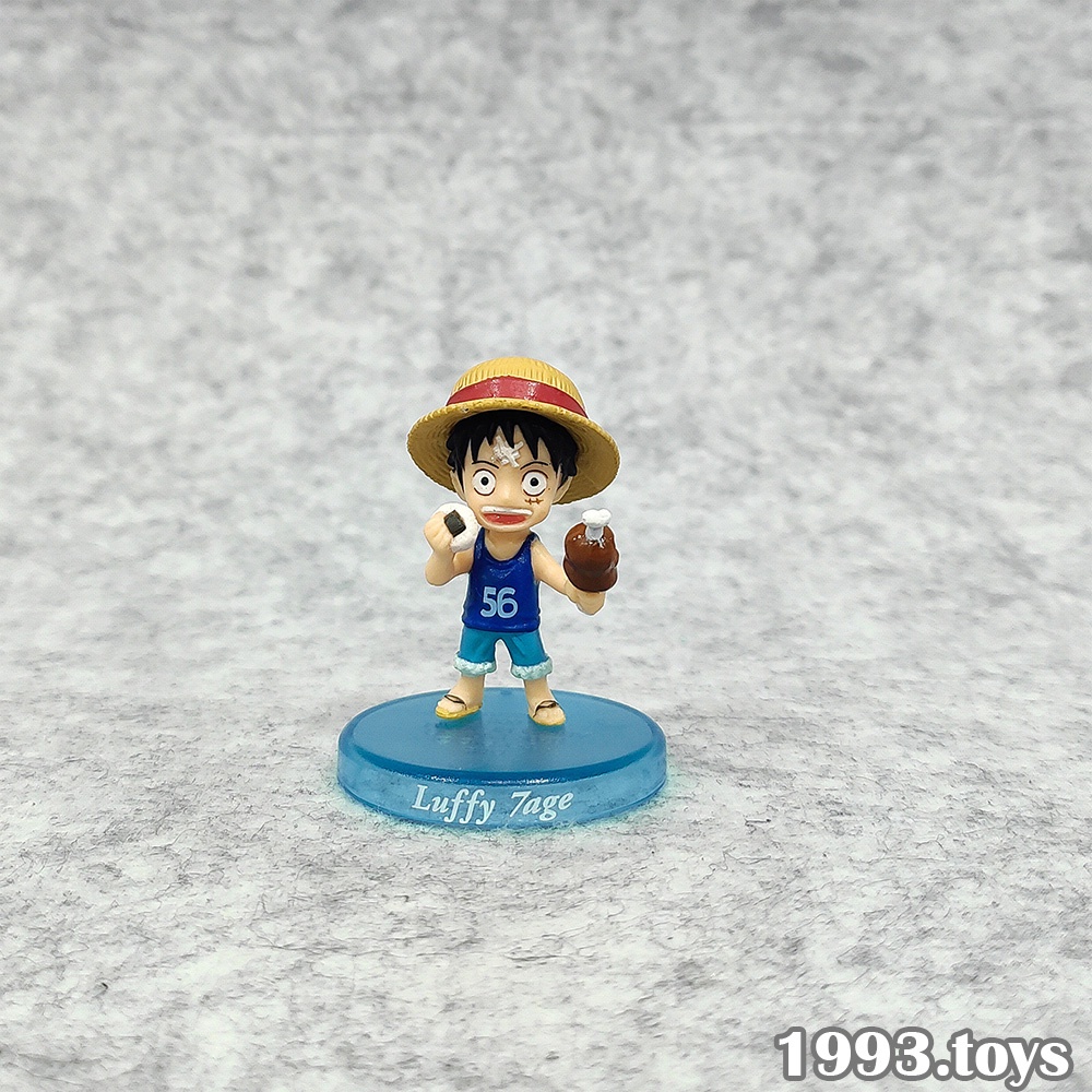 Mô hình chính hãng Bandai figure One Piece Collection Super Deformed SD Vol.17 FC17 - Luffy 7age (Áo xanh)