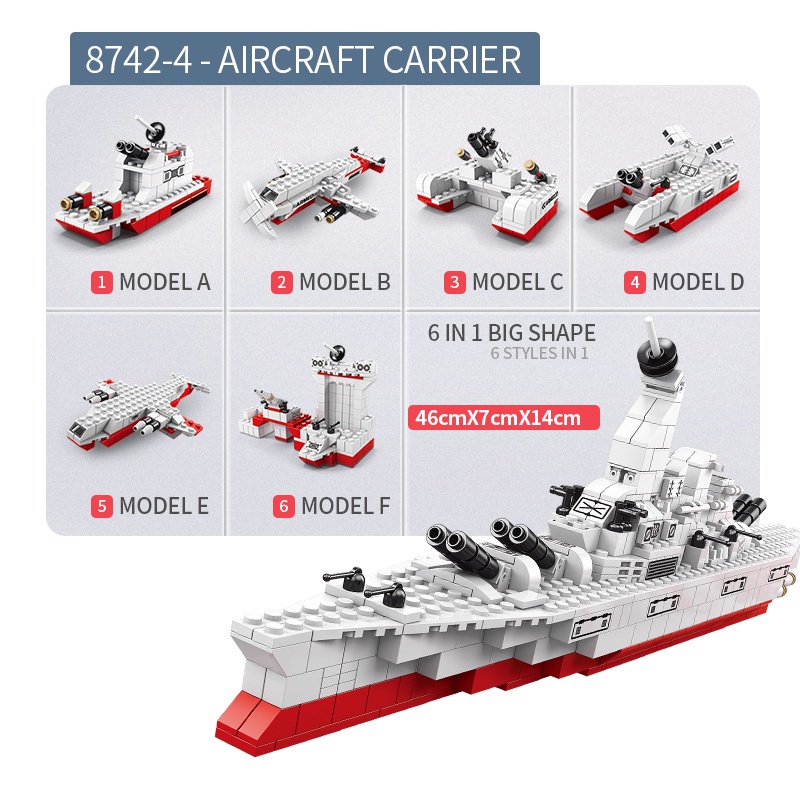 (8742) Bộ đồ chơi Lego 6ni1 1000 Xe kỹ thuật vàng Quà Tặng Sinh Nhật Cho Bé Trai