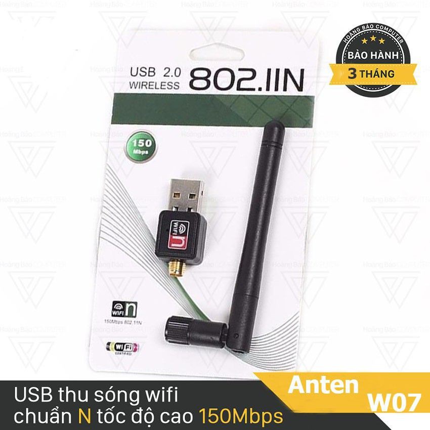 [5🌟][FREESHIP-150K] USB THU SÓNG WIFI 802.11 CHUẨN N - CÓ ANTEN, NHỎ GỌN [SALE] | BigBuy360 - bigbuy360.vn