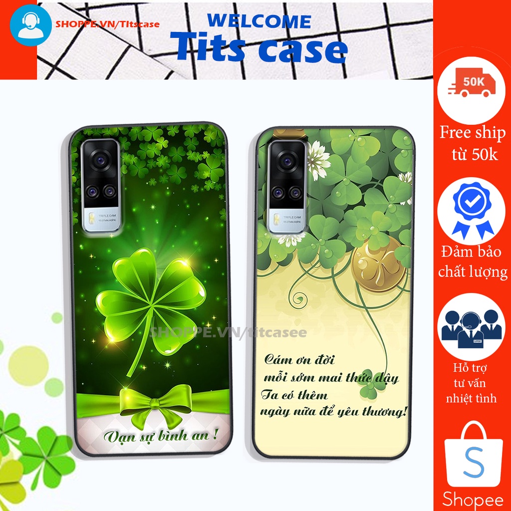 Ốp lưng Vivo Y51 2020 / Y53S in hình thiên nga,hoa may mắn, đặc sắc ĐỘC - LẠ - BỀN