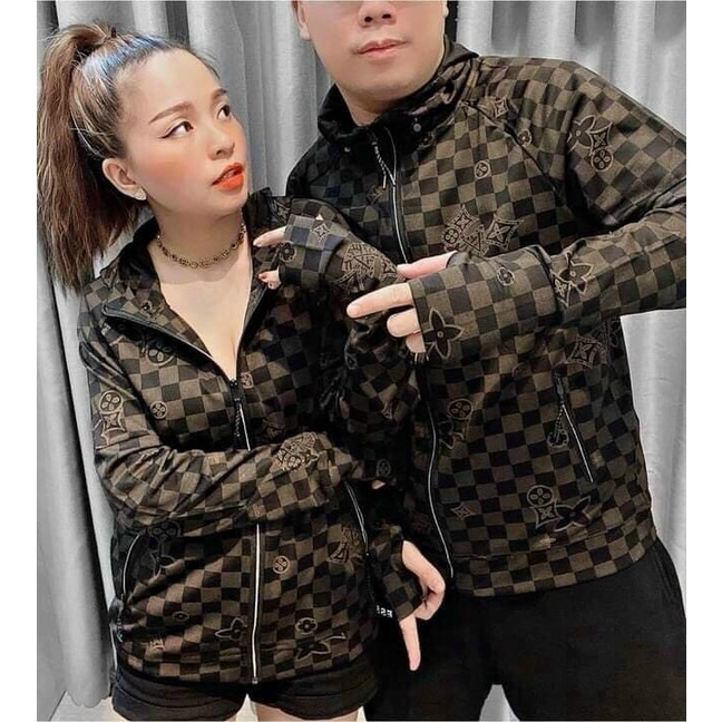 ÁO KHOÁC CẶP ĐÔI HỌA TIẾT CHỐNG NẮNG NAM NỮA (CÓ BÁN LẺ)