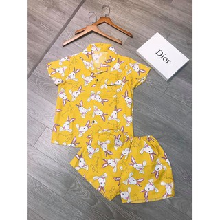 Bộ Pijama Kate Thái (Tay ngắn, quần ngắn)