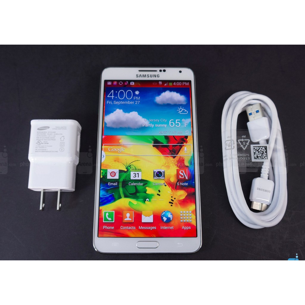 Điện thoại Samsung note 3 bản mới full phụ kiện