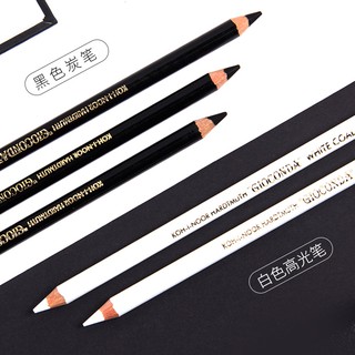 Bút Chì Than Charcoal  Vẽ Giọt Lệ Đen / Trắng, Vẽ 3D