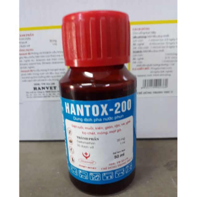 Hantox200 50ml diệt côn trùng hiệu quả