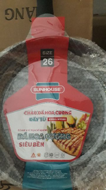 (Shop giá sỉ) Chảo đá hoa cương 26 cm