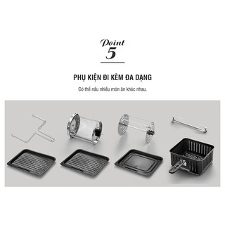 Lò Nướng Chân Không Lock&Lock EJF291BLK (10L) - BH 12 tháng - Hàng Chính Hãng