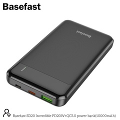 Pin sạc dự phòng Basefast SD20 10000mAh / SD20A 20000mAh sạc nhanh 20W QC3.0 / PD cổng TypeC in/out  Poogroup