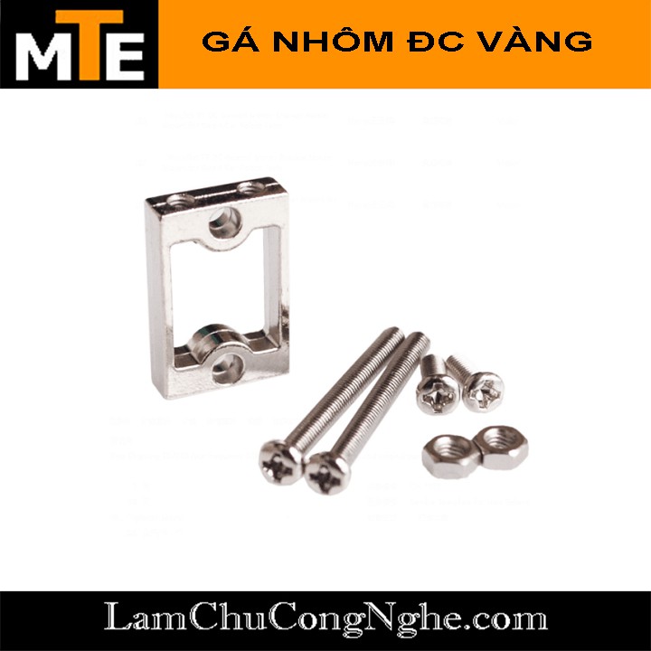 Gá lắp Động Cơ Vàng làm từ nhôm