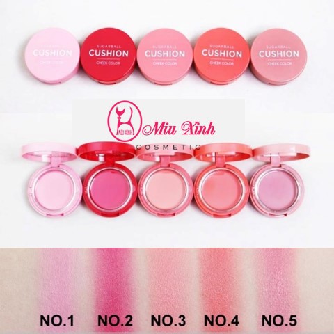 PHẤN MÁ [ARITAUM] Sugarball Cushion Cheek Color (các mã màu) | BigBuy360 - bigbuy360.vn