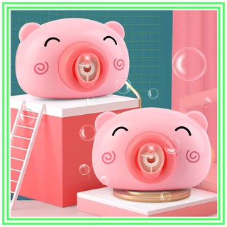 Máy ảnh thổi bong bóng Đồ chơi có nhạc hình chú heo đáng yêu cho bé – DC08