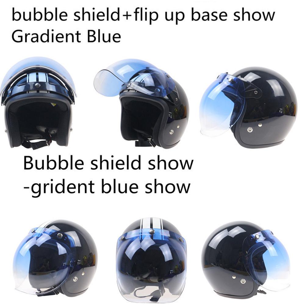 MUVAKO Tấm Chắn Bong Bóng Nhiều Màu Gắn Nón Bảo Hiểm Xe Máy