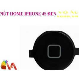 NÚT HOME IPHONE 4S MÀU ĐEN, ZIN, ĐẸP, CHẤT LƯỢNG