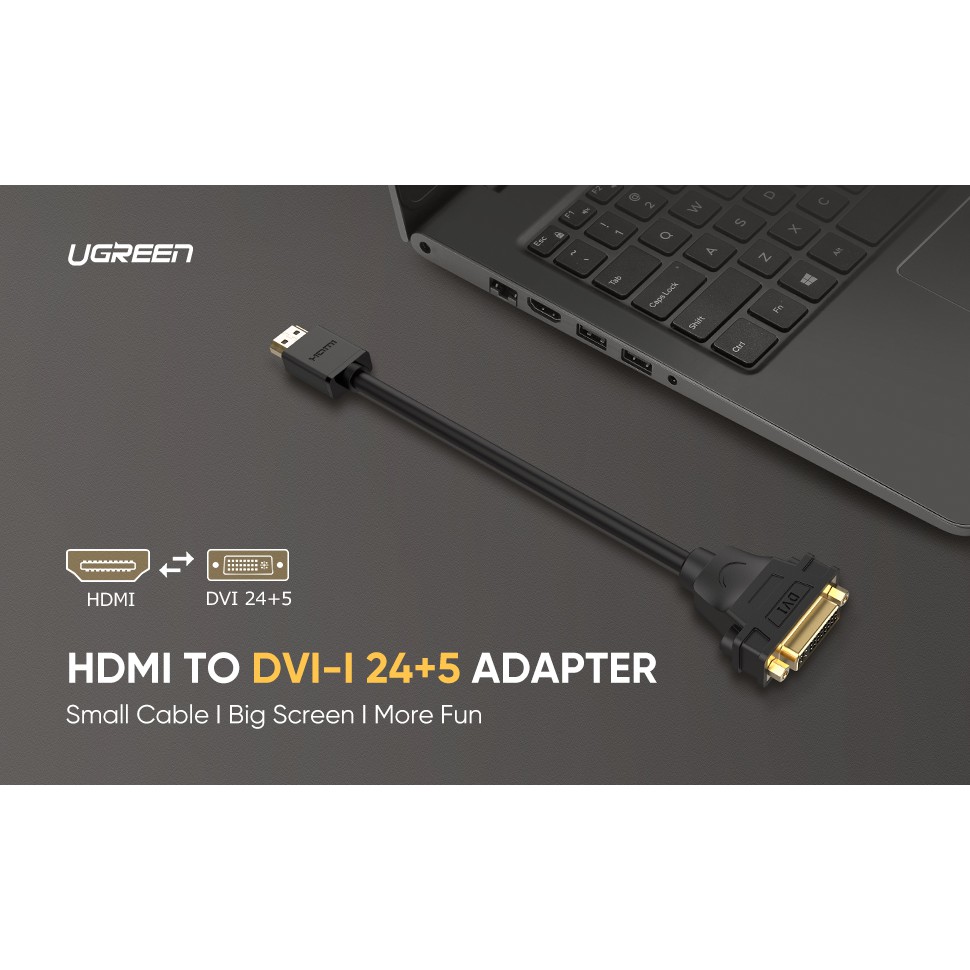 Cáp chuyển đổi HDMI to DVI 24+5 Ugreen 20136