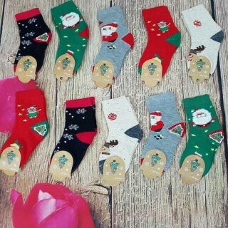 Tất Noel sai 4-8 tuổi và 8-12 tuổi 1 lố 10 đôi