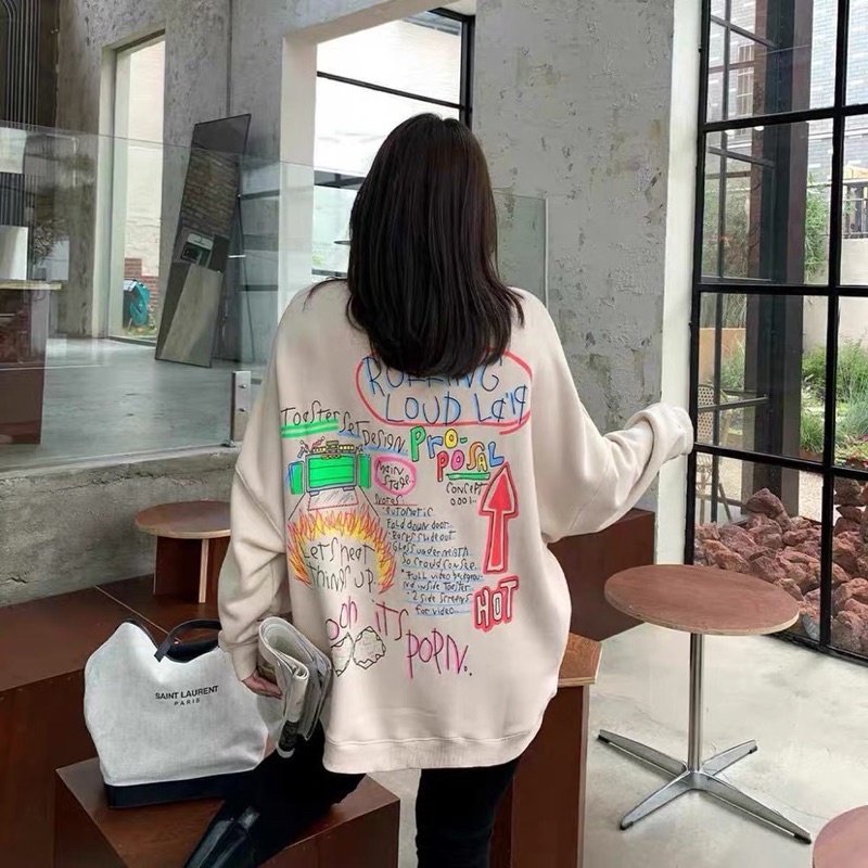 ÁO SWEATER LÓT NỈ DA CÁ DÀNH CHO NAM VÀ NỮ MÙA THU ĐÔNG