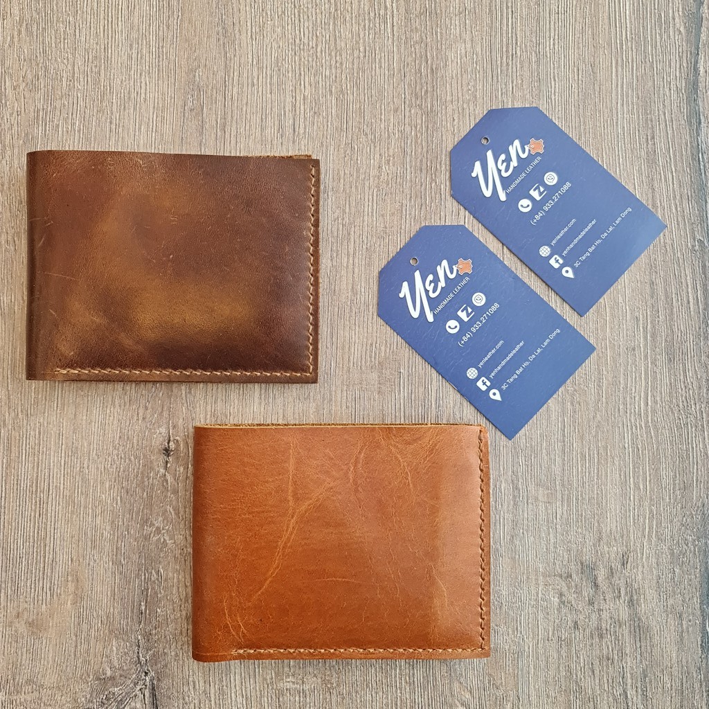 Ví nam ngang cơ bản da thật thủ công Yen Handmade Leather WSL007BY.