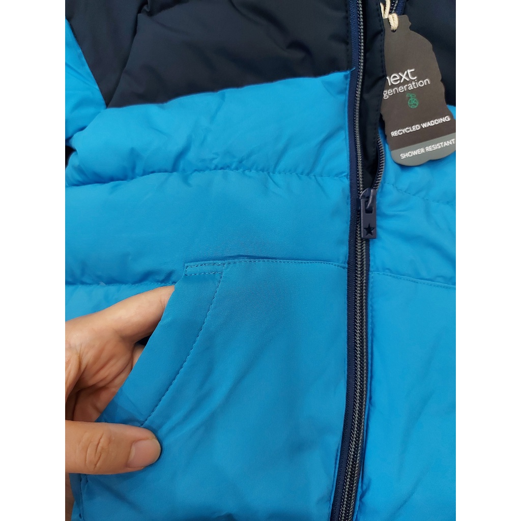 Áo khoác phao bé trai lót nỉ Next chính hãng săn sale giá tốt sz 1-5Y