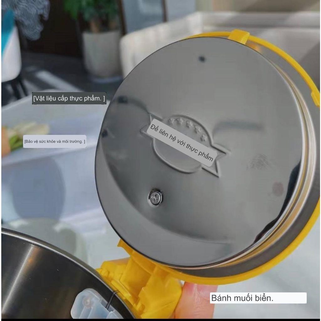 Ấm Đun Nước Siêu Tốc Tự Động Bằng Thép Không Gỉ Hình Vịt Vàng-Bình đun nước siêu tốc dễ thương G.Duck