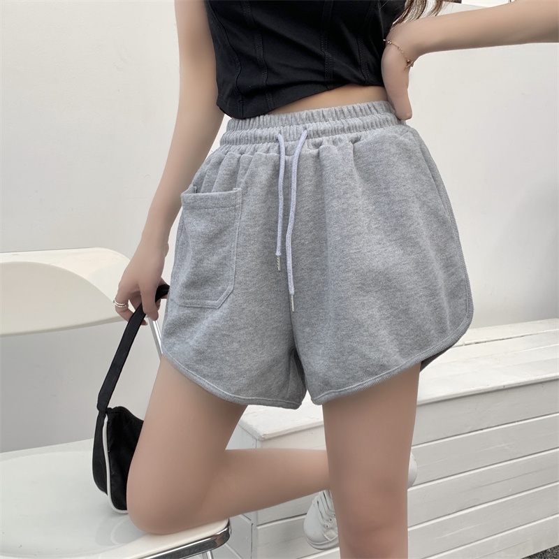 Quần short thể thao SUXI lưng cao đơn giản dễ phối đồ cho nữ